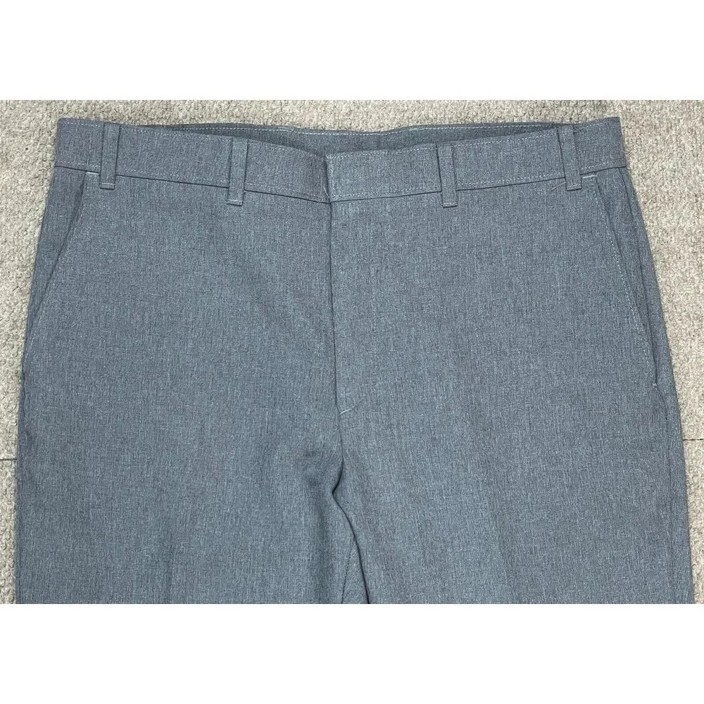 Levi's Action Slacks U.S.A. Men's Vintage Sta-Prest Gray Dress Pants Size‎ 37x31